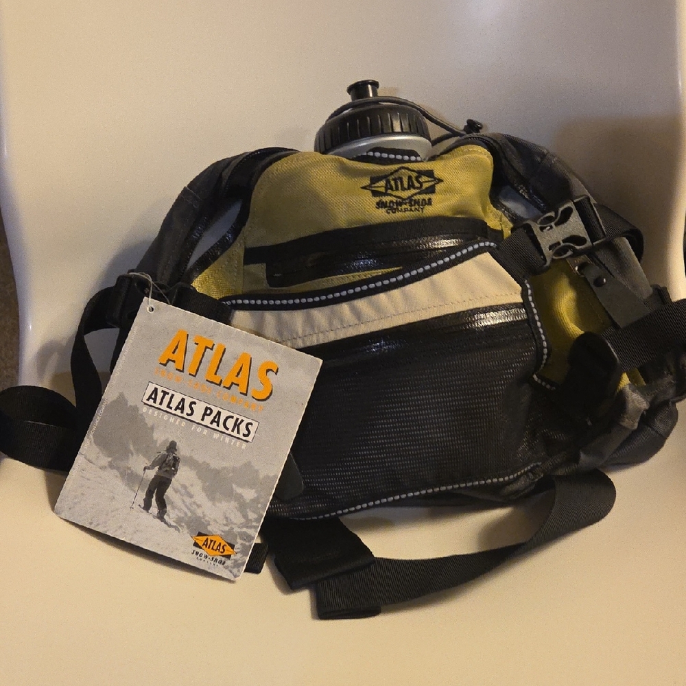 Atlas Packs Black and Yellow Belt Bag